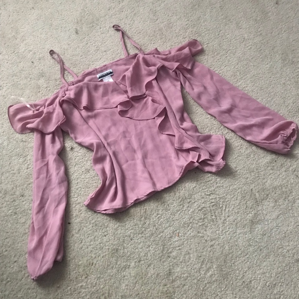 Ruffled Long Sleeve Top
